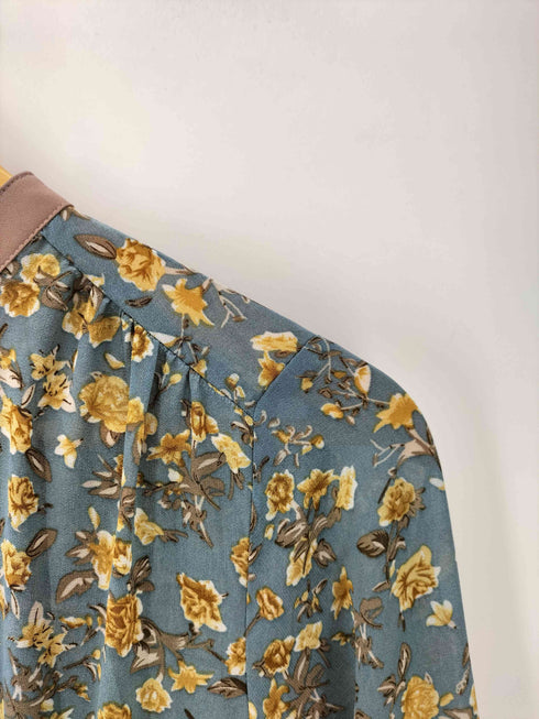 ナチュラルクチュール natural couture オリエンタル柄大人配色ワンピ―ス レディース FREE