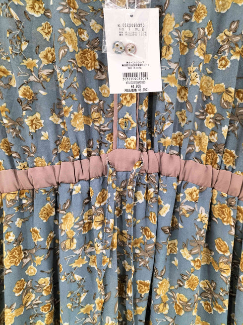 ナチュラルクチュール natural couture オリエンタル柄大人配色ワンピ―ス レディース FREE