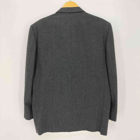 コムデギャルソンオム COMME des GARCONS HOMME 1981aw-1983aw デカオム 本人期 archive パワーショルダー ウールギャバ 2Bテーラードジャケット メンズ M