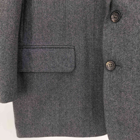 コムデギャルソンオム COMME des GARCONS HOMME 1981aw-1983aw デカオム 本人期 archive パワーショルダー ウールギャバ 2Bテーラードジャケット メンズ M
