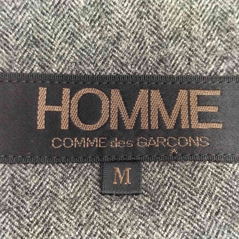 コムデギャルソンオム COMME des GARCONS HOMME 1981aw-1983aw デカオム 本人期 archive パワーショルダー ウールギャバ 2Bテーラードジャケット メンズ M