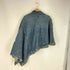 ザラ ZARA THE DECONSTRUCTED DENIM CAPE レディース import:M
