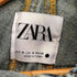 ザラ ZARA THE DECONSTRUCTED DENIM CAPE レディース import:M