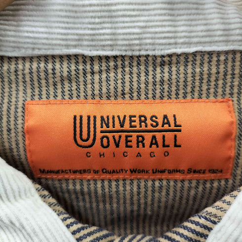 ユニバーサルオーバーオール UNIVERSAL OVERALL ヒッコリーストライプ カバーオール メンズ JPN:S