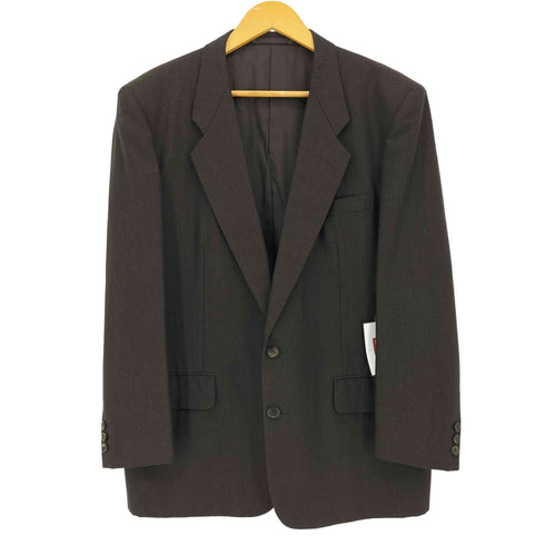 コムデギャルソンオム COMME des GARCONS HOMME 80-90s archive 金文字タグ パワーショルダー ピンストライプ 2B テーラードジャケット メンズ JPN:M