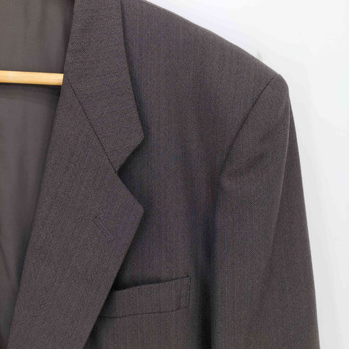 コムデギャルソンオム COMME des GARCONS HOMME 80-90s archive 金文字タグ パワーショルダー ピンストライプ 2B テーラードジャケット メンズ JPN:M
