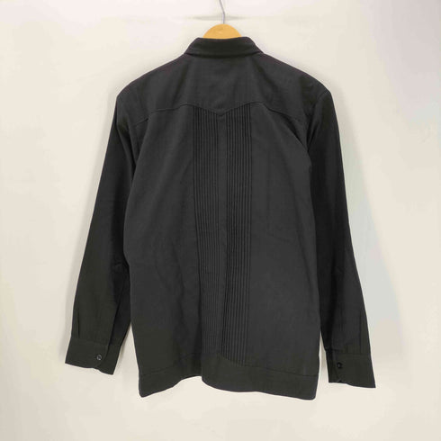 GUAYABERAS COLLI 花柄 刺繍 ピンタック L/S リネン シャツ メンズ 36