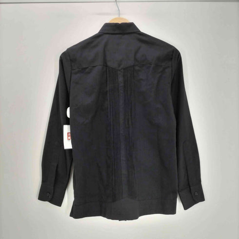 GUAYABERAS COLLI ネイティヴ柄 刺繍 ピンタック L/S リネン シャツ メンズ 36