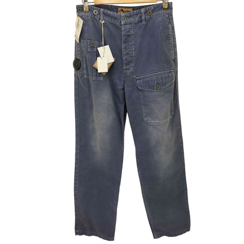 ナイジェルケーボン NIGEL CABOURN LIBRO BRITISH ARMY PANT ダメージ加工デニムパンツ メンズ 30inch