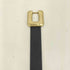 ザラ ZARA ダブルバックル フェイクレザーベルト レディース 85