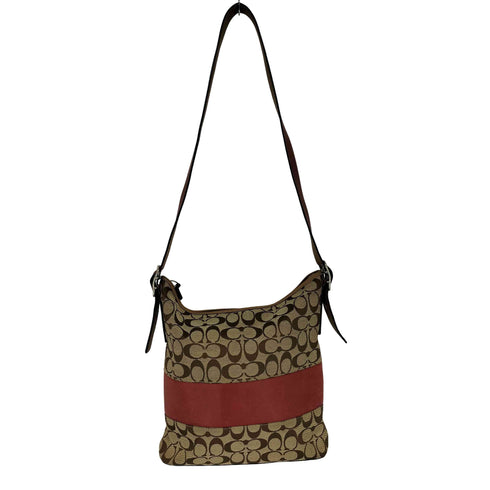 コーチ COACH OLD シグネチャージャガード ショルダーバッグ レディース