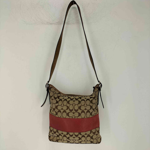 コーチ COACH OLD シグネチャージャガード ショルダーバッグ レディース