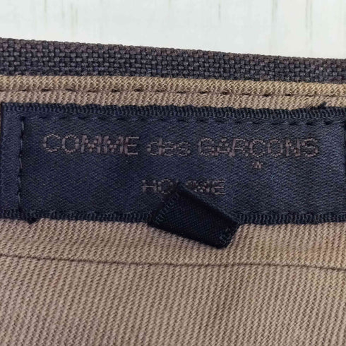 コムデギャルソンオム COMME des GARCONS HOMME 80-90s archive 金文字タグ ピンストライプ 2タック センタープレスワイドスラックス メンズ JPN:M