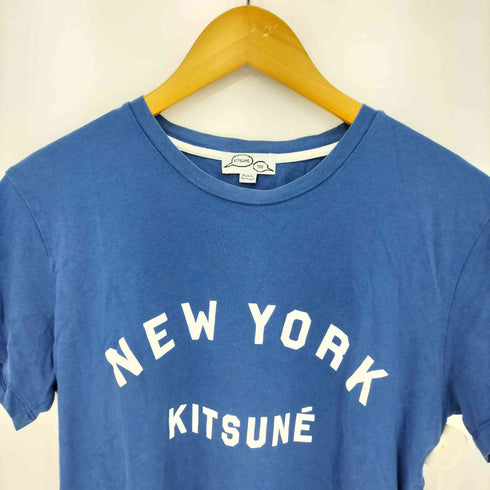 メゾンキツネ MAISON KITSUNE NEW YORK KITSUNE TSHIRT Tシャツ メンズ S