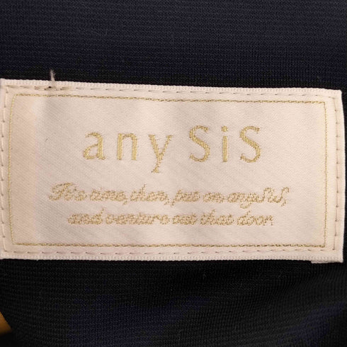 エニィスィス anySiS 【洗える】ノーカラーエアリーポンチ ジャケット レディース JPN:2
