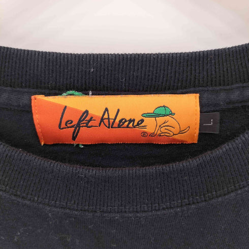 レフトアローン LEFT ALONE 刺繍 プリント ロングスリーブTシャツ メンズ JPN:L
