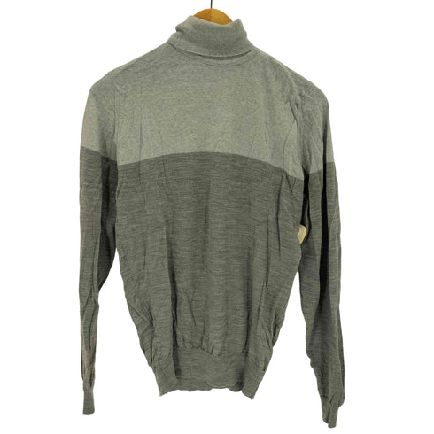 ジョンスメドレー JOHN SMEDLEY 英国製 ウール100%タートルネックニット メンズ JPN:M