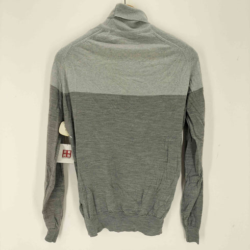 ジョンスメドレー JOHN SMEDLEY 英国製 ウール100%タートルネックニット メンズ JPN:M