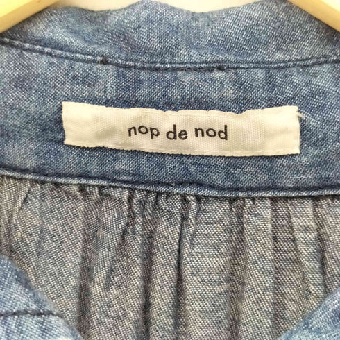 ノップデノッド nop de nod デニム ロングワンピース レディース JPN:M