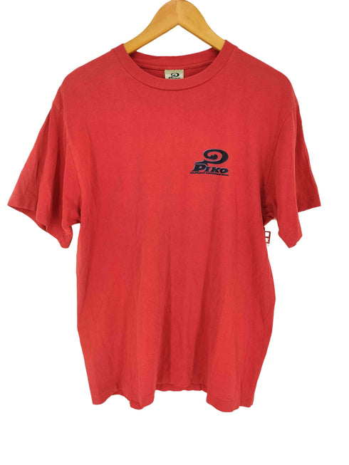 ピコ PIKO 90-00s 袖裾シングル 両面プリントクルーネックTシャツ メンズ L