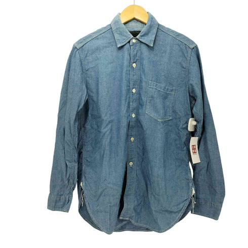CORONA マチ付き レギュラーカラー シャンブレーシャツ メンズ JPN:M