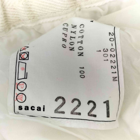 サカイ Sacai 20SS fabric Combo Shorts メンズ JPN:1