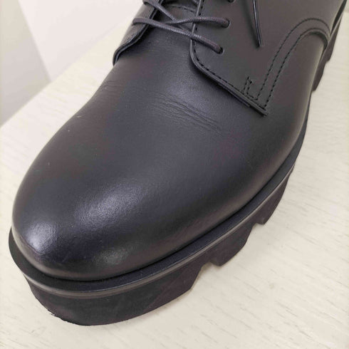 パドローネ PADRONE 日本製 別注 PLAIN TOE with Chunky Sole (WATER PROOF LEATHER) 防水 厚底 レザーシューズ メンズ 42