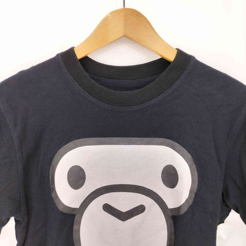 ベイビーマイロ BABY MILO インサイドアウト プリント クルーネックTシャツ メンズ S