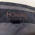 コムデギャルソンオム COMME des GARCONS HOMME 1981aw-1983aw デカオム 本人期 archive ウエスト調節可 2タック センタープレス スラックス メンズ JPN:S