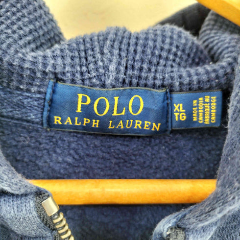 ポロラルフローレン POLO RALPH LAUREN スモールポニー刺繍ジップアップパーカー メンズ import:XL