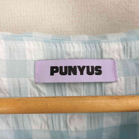 プニュズ PUNYUS 25SS ギンガムチェックフリルワンピース レディース JPN:4