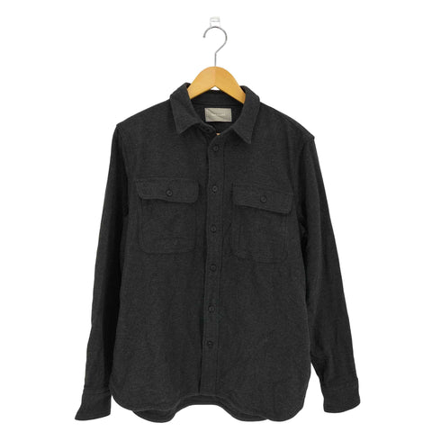 エバーレーン EVERLANE コットン ダブルポケット シャツジャケット メンズ import:M