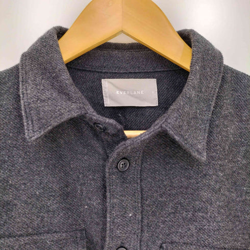 エバーレーン EVERLANE コットン ダブルポケット シャツジャケット メンズ import:M