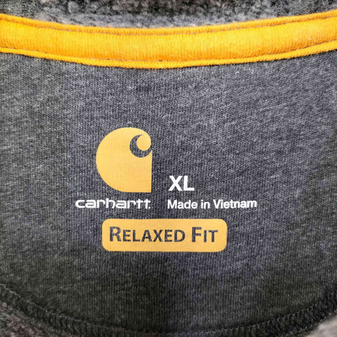 カーハート Carhartt フロントロゴプリントジップアップパーカー メンズ import:XL