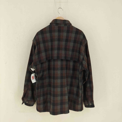 ウールリッチ WOOLRICH 90S ウールチェックシャツジャケット メンズ import:L