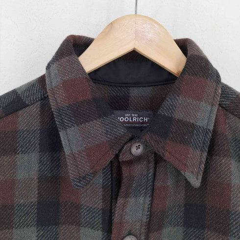 ウールリッチ WOOLRICH 90S ウールチェックシャツジャケット メンズ import:L