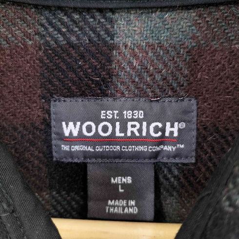 ウールリッチ WOOLRICH 90S ウールチェックシャツジャケット メンズ import:L
