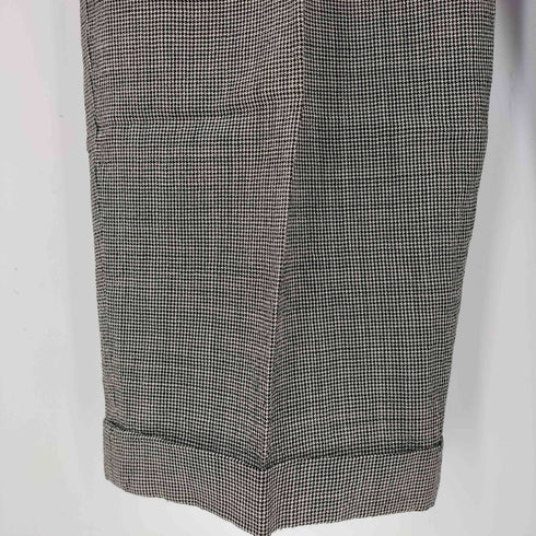コムデギャルソンオム COMME des GARCONS HOMME 80-90s archive 金文字タグ ガンクラブチェック 2タック センタープレス ワイドスラックス メンズ JPN:M