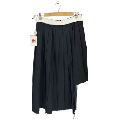 ザラ ZARA プリーツ 変形デザイン フレアスカート レディース M