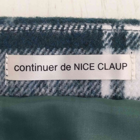 ナイスクラップ NICE CLAUP 先染めチェックジャケット レディース FREE