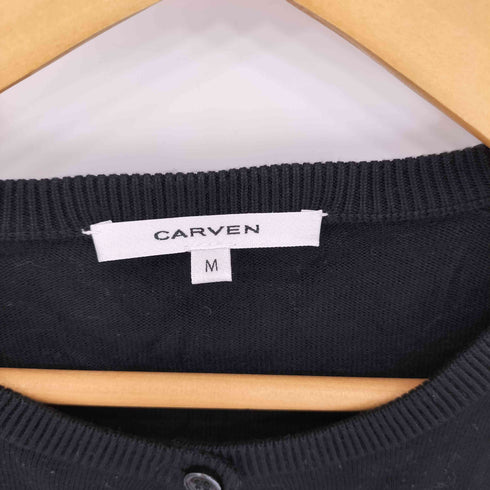 カルヴェン CARVEN ショートスリーブ ニットカーディガン レディース M