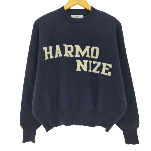 ジャーナルスタンダードレリューム JOURNAL STANDARD relume 23aw HARMONIZEロゴニット レディース FREE
