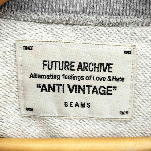 ビームス BEAMS FUTURE ARCHIVE / DAMAGE SWEAT CREW スウェット メンズ import:M