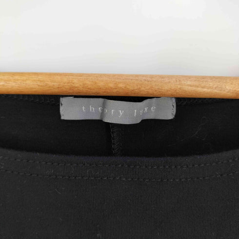 セオリーリュクス theory luxe Classical Mimi 袖ジップ ストレッチ ボートネックチュニック レディース JPN:38