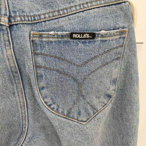ローラス ROLLAS CLASSIC STRAIGHT ボタンフライデニム レディース 26