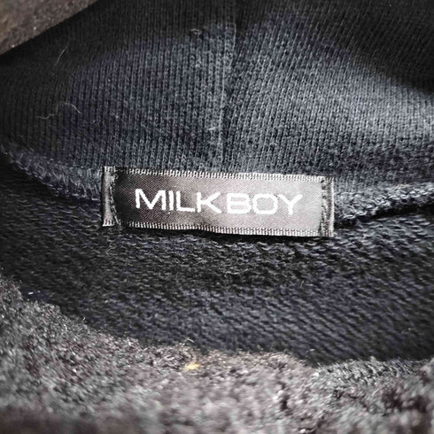 ミルクボーイ MILKBOY ボア切替 プルオーバーパーカー レディース