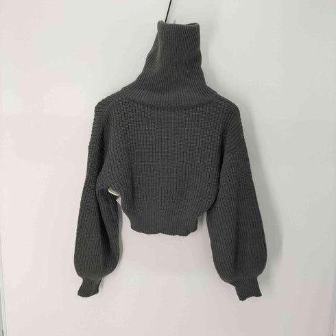 ムルーア MURUA ZIPショートニット レディース FREE
