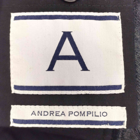 アンドレアポンピリオ ANDREA POMPILIO YOKOO 2タックウールスラックス MADE IN ITALY メンズ JPN:48