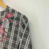 スカラー ScoLar フラワー刺繍チェックワンピース レディース