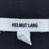 ヘルムートラング HELMUT LANG アシンメトリー カーブデザイン ノーカラー ライダースジャケット 短丈 レディース 0